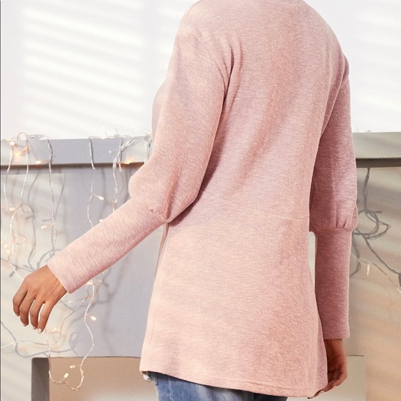 Mauve Twist-Front Tunic - Picture 5 of 7